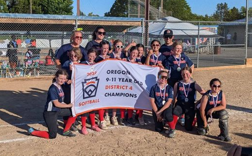 2024 Oregon District 4 age 9-11 champions!