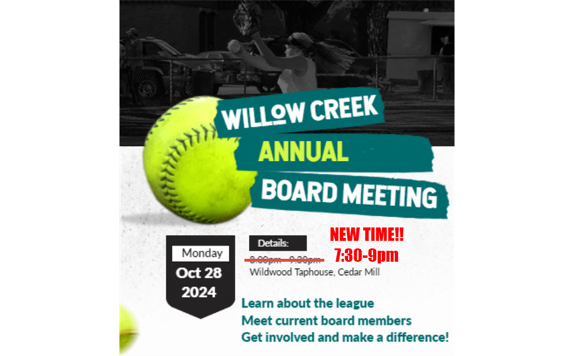 Save the date - annual board meeting!